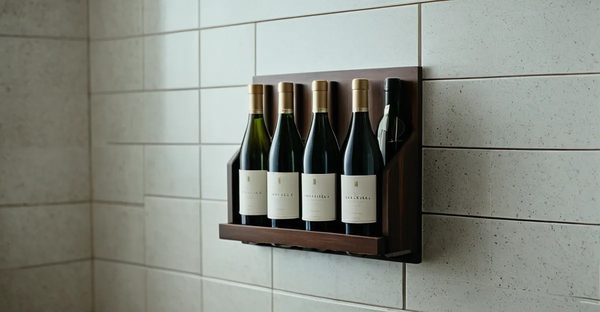 L'art du rangement avec un porte bouteille mural élégant